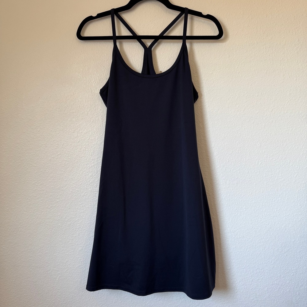 Quince Ultra-Soft Performance Active Dress Navy Blue Small NWT Athletic Casual